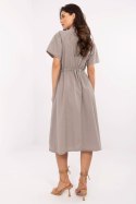 Sukienka Model MI-SK-109898.68 Dark Beige - Italy Moda Italy Moda Sukienka Model MI-SK-109898.68 Dark Beige - Italy Moda Italy Moda