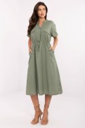 Sukienka Model MI-SK-109898.68 Khaki - Italy Moda Italy Moda Sukienka Model MI-SK-109898.68 Khaki - Italy Moda Italy Moda