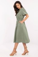 Sukienka Model MI-SK-109898.68 Khaki - Italy Moda Italy Moda Sukienka Model MI-SK-109898.68 Khaki - Italy Moda Italy Moda