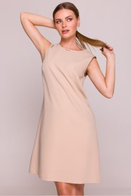 Sukienka Model S408 Beige - Stylove Stylove