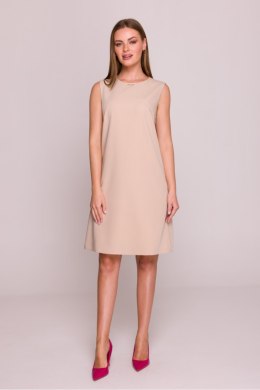 Sukienka Model S408 Beige - Stylove Stylove