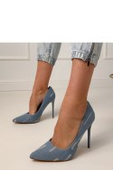 Szpilki Model Emmila BO-208 Blue - PRIMO PRIMO Szpilki Model Emmila BO-208 Blue - PRIMO PRIMO