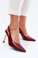 Szpilki Model Rivori LE116P Bordo - Step in style Step in style Szpilki Model Rivori LE116P Bordo - Step in style Step in style