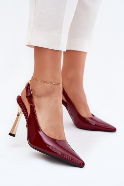 Szpilki Model Rivori LE116P Bordo - Step in style Step in style Szpilki Model Rivori LE116P Bordo - Step in style Step in style
