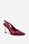 Szpilki Model Rivori LE116P Bordo - Step in style Step in style Szpilki Model Rivori LE116P Bordo - Step in style Step in style