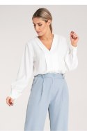 Bluzka Model M1135 White - Figl Figl Bluzka Model M1135 White - Figl Figl