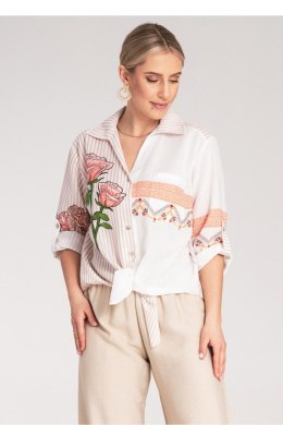 Koszula Damska Model M1120 Beige - Figl Figl