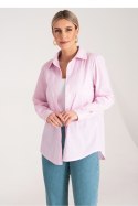 Koszula Damska Model M1174 Pink - Figl Figl Koszula Damska Model M1174 Pink - Figl Figl