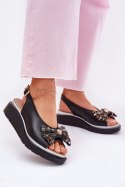Sandały Model Zazoo 1882 Black - Step in style Step in style