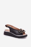 Sandały Model Zazoo 1882 Black - Step in style Step in style