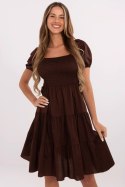 Sukienka Model MI-SK-A2561.89 Dark Brown - Italy Moda Italy Moda