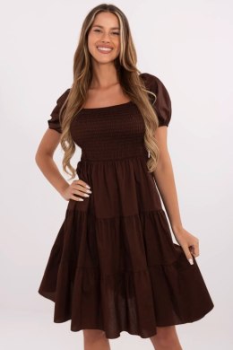 Sukienka Model MI-SK-A2561.89 Dark Brown - Italy Moda Italy Moda