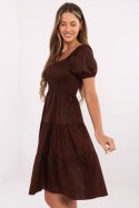 Sukienka Model MI-SK-A2561.89 Dark Brown - Italy Moda Italy Moda