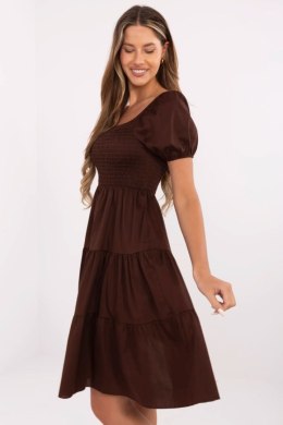 Sukienka Model MI-SK-A2561.89 Dark Brown - Italy Moda Italy Moda