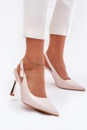 Szpilki Model Rivori LE116P Light Beige - Step in style Step in style Szpilki Model Rivori LE116P Light Beige - Step in style Step in style