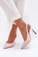 Szpilki Model Rivori LE116P Light Beige - Step in style Step in style Szpilki Model Rivori LE116P Light Beige - Step in style Step in style