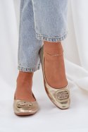 Baleriny Model Ainoria ZA58P Gold - Step in style Step in style Baleriny Model Ainoria ZA58P Gold - Step in style Step in style
