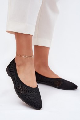 Baleriny Model Alvona ZA42P Black - Step in style Step in style