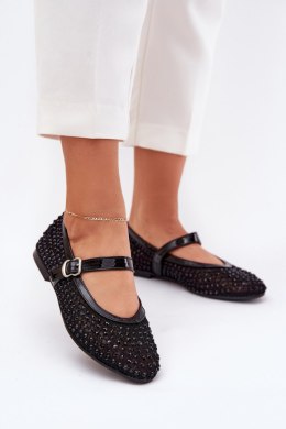 Baleriny Model Avirae JH387P Black - Step in style Step in style