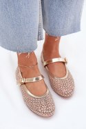 Baleriny Model Avirae JH387P Gold - Step in style Step in style Baleriny Model Avirae JH387P Gold - Step in style Step in style