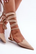 Baleriny Model Ellesara JH265 Beige - Step in style Step in style Baleriny Model Ellesara JH265 Beige - Step in style Step in style
