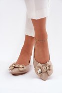 Baleriny Model Rivona ZA41 Dark Beige - Step in style Step in style