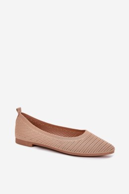 Baleriny Model Sarina ZA43P Dark Beige - Step in style Step in style