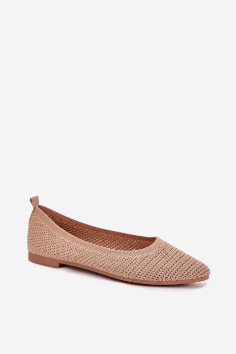 Baleriny Model Sarina ZA43P Dark Beige - Step in style Step in style Baleriny Model Sarina ZA43P Dark Beige - Step in style Step in style