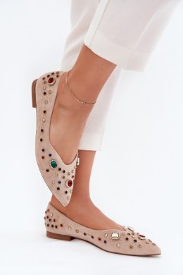 Baleriny Model Valena JH525P Beige - Step in style Step in style