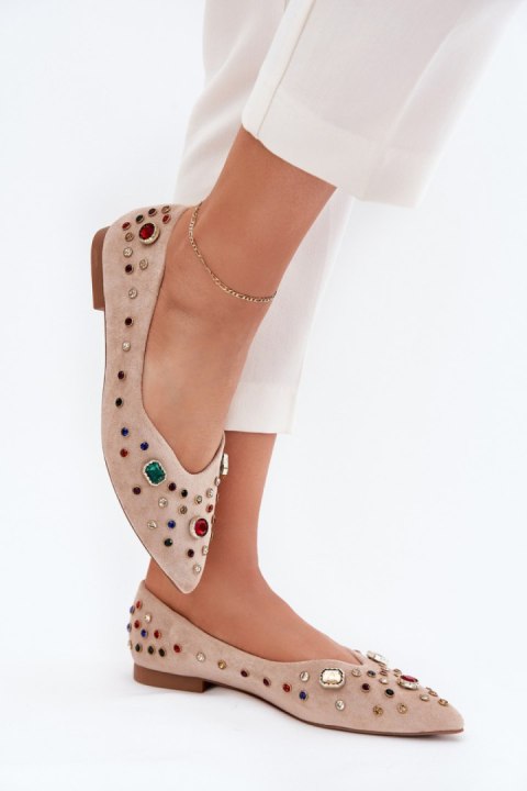 Baleriny Model Valena JH525P Beige - Step in style Step in style Baleriny Model Valena JH525P Beige - Step in style Step in style