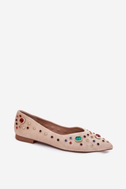 Baleriny Model Valena JH525P Beige - Step in style Step in style