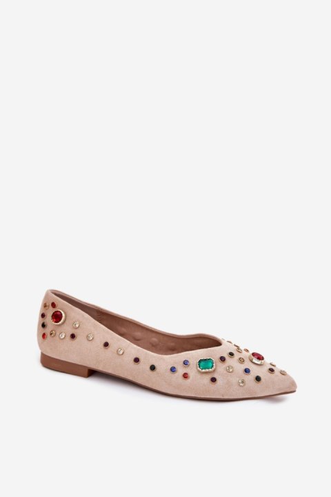Baleriny Model Valena JH525P Beige - Step in style Step in style Baleriny Model Valena JH525P Beige - Step in style Step in style