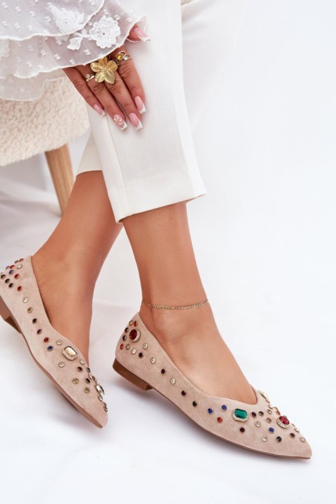 Baleriny Model Valena JH525P Beige - Step in style Step in style Baleriny Model Valena JH525P Beige - Step in style Step in style