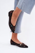 Baleriny Model Valena JH525P Black - Step in style Step in style