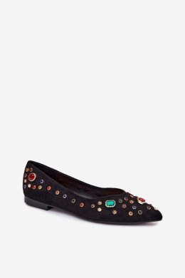 Baleriny Model Valena JH525P Black - Step in style Step in style