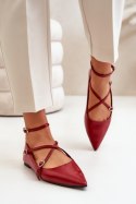 Baleriny Model Violra P-1396 Bordo - Step in style Step in style