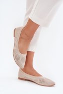 Baleriny Model Zelira ZA45P Beige - Step in style Step in style