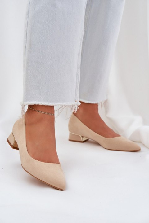 Czółenka Model Terilara M362 Beige - Step in style Step in style Czółenka Model Terilara M362 Beige - Step in style Step in style