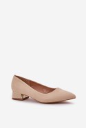 Czółenka Model Terilara M362 Beige - Step in style Step in style Czółenka Model Terilara M362 Beige - Step in style Step in style