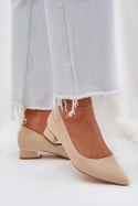 Czółenka Model Terilara M362 Beige - Step in style Step in style Czółenka Model Terilara M362 Beige - Step in style Step in style
