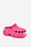 Sandał Klapki Model Korina BG156P Fuksja - Step in style Step in style Sandał Klapki Model Korina BG156P Fuksja - Step in style Step in style