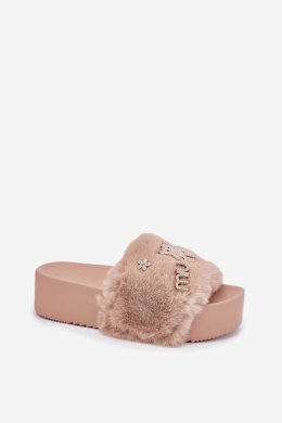 Sandał Klapki Model Livira BG213P Beige - Step in style Step in style