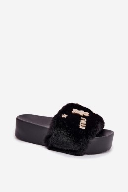 Sandał Klapki Model Livira BG213P Black - Step in style Step in style