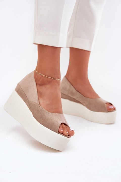 Sandały Model Felyra JH530P Beige - Step in style Step in style Sandały Model Felyra JH530P Beige - Step in style Step in style