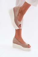 Sandały Model Felyra JH530P Beige - Step in style Step in style Sandały Model Felyra JH530P Beige - Step in style Step in style