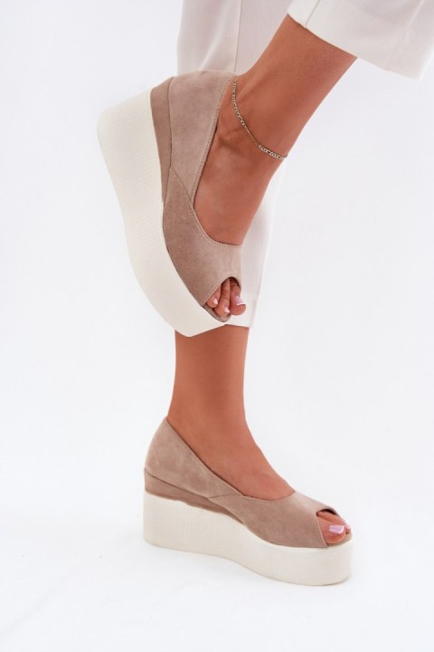 Sandały Model Felyra JH530P Beige - Step in style Step in style Sandały Model Felyra JH530P Beige - Step in style Step in style
