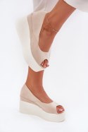 Sandały Model Felyra JH530P Light Beige - Step in style Step in style