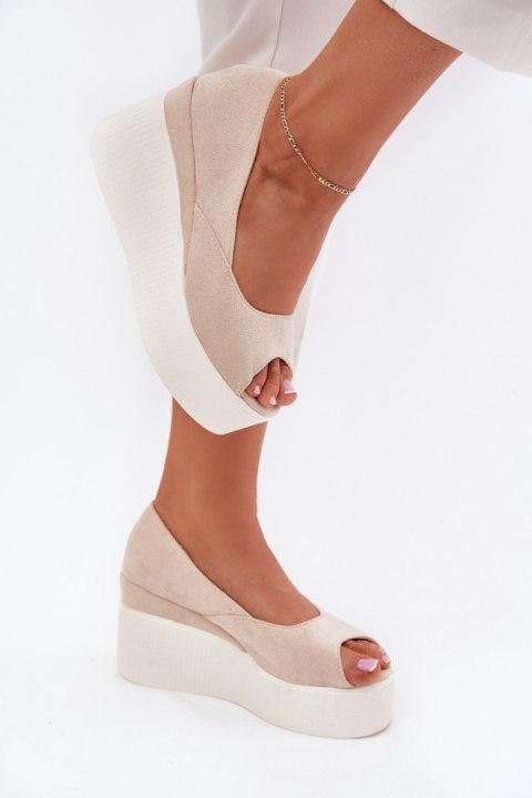 Sandały Model Felyra JH530P Light Beige - Step in style Step in style