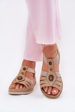 Sandały Model Inblu RV000015 Beige - Step in style Step in style