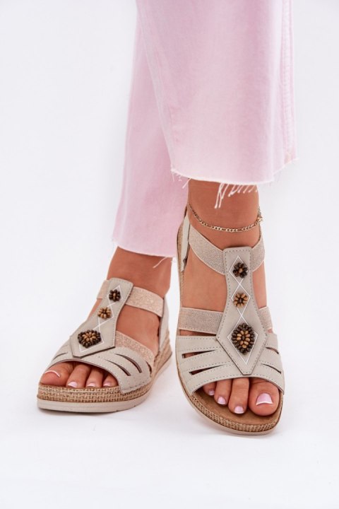 Sandały Model Inblu RV000015 Light Beige - Step in style Step in style Sandały Model Inblu RV000015 Light Beige - Step in style Step in style